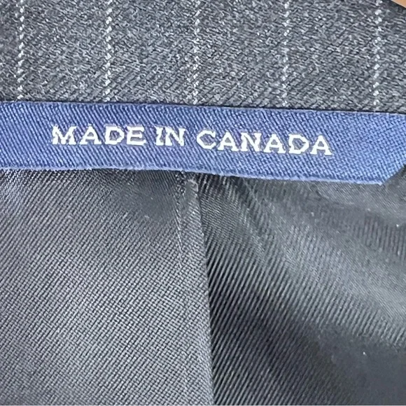 Ralph Lauren Mens Suit Jacket Sport Blazer Black Wool 44 L Golf